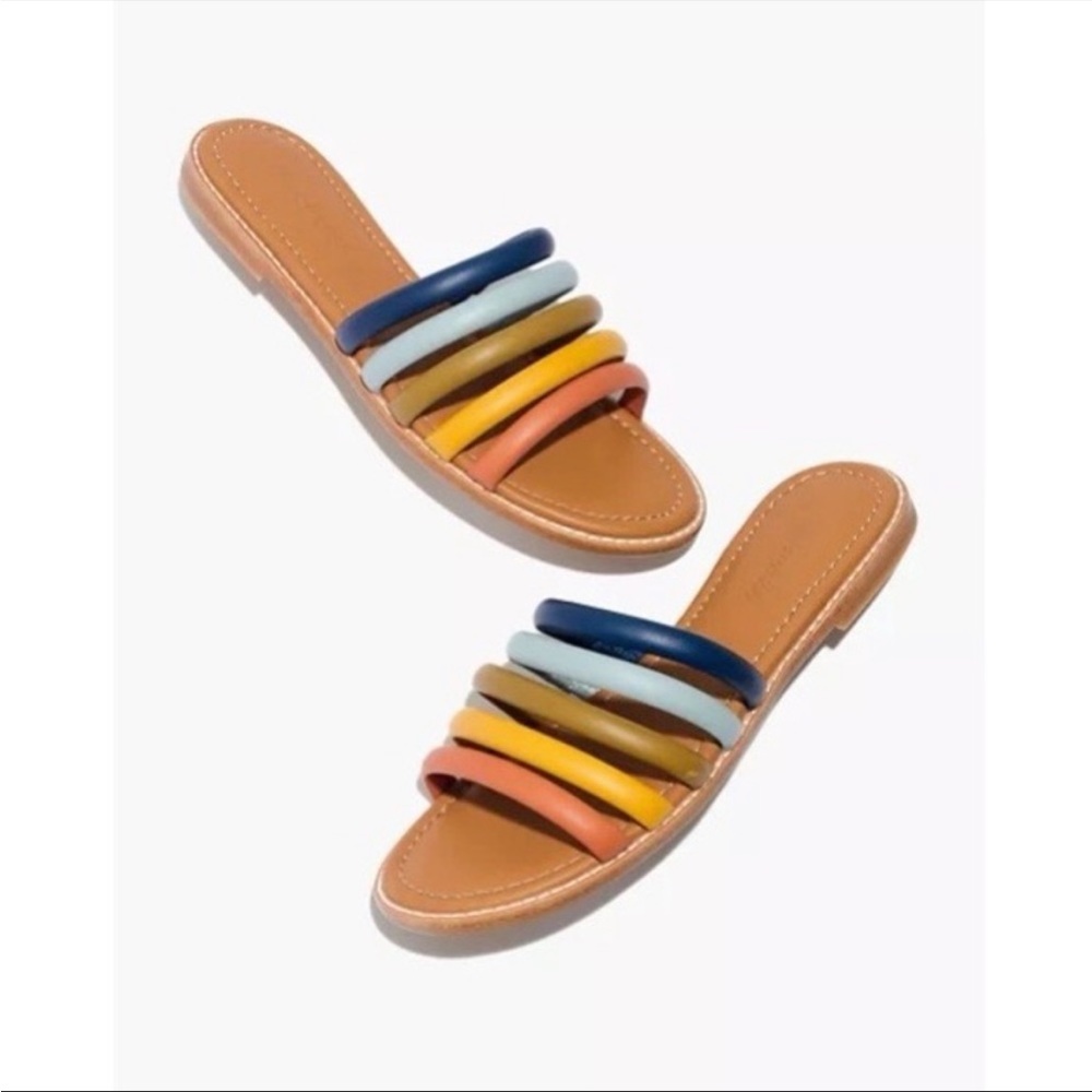 Madewell Addie Rainbow Sandal Flats
